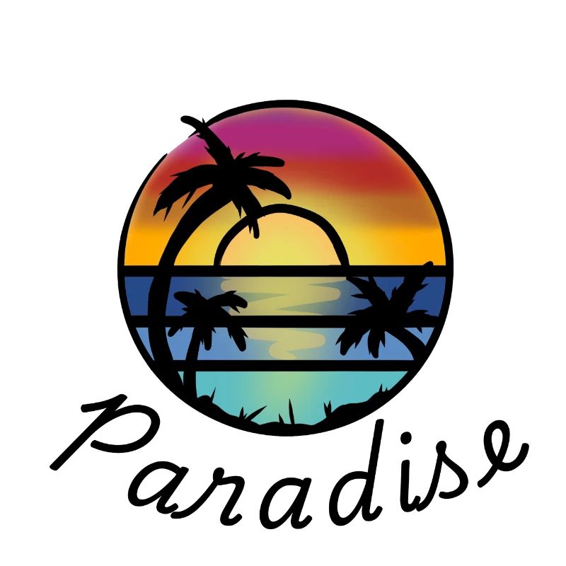 Sunset Palm Circle