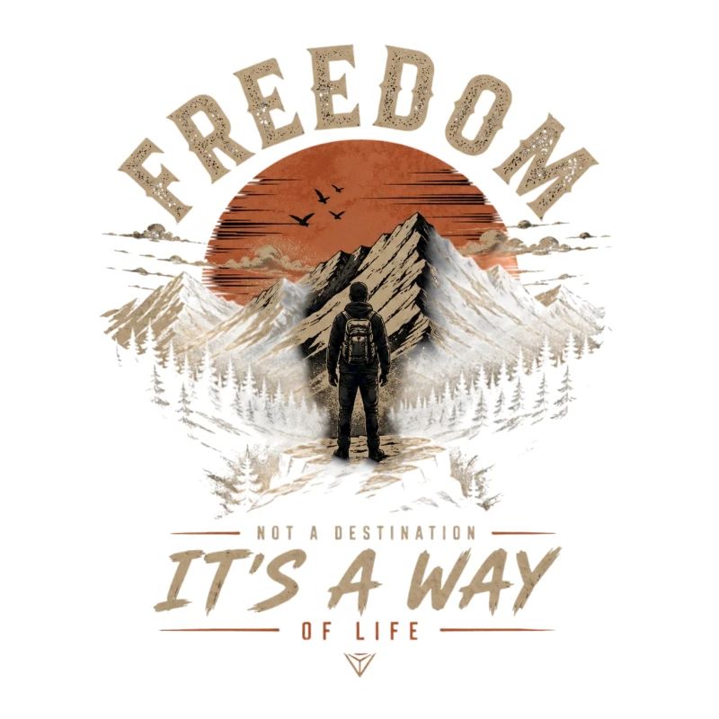 FREEDOM IT'S A WAY Bergwanderer