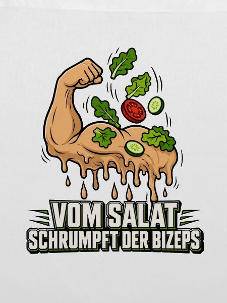 Vom Salat schrumpft der Bizeps