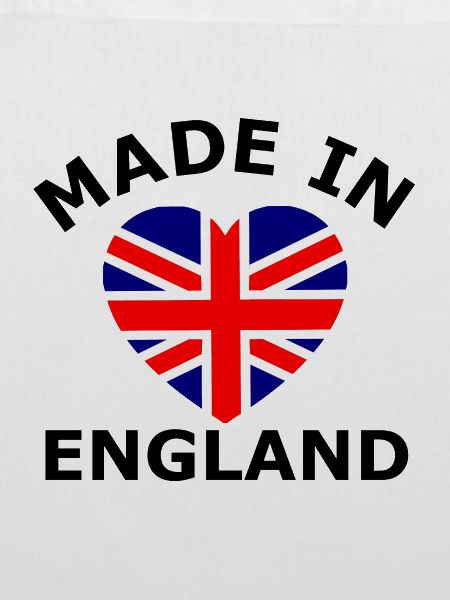 Britische Flagge im Herzdesign