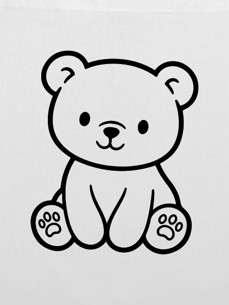 Niedlicher Teddybär für Babys und Kinder