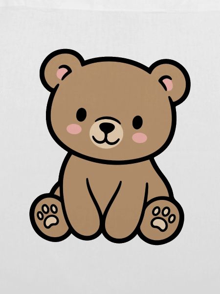 Bunter Teddybär für Kinder