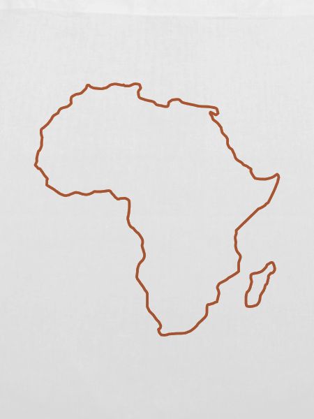 Karte von Afrika