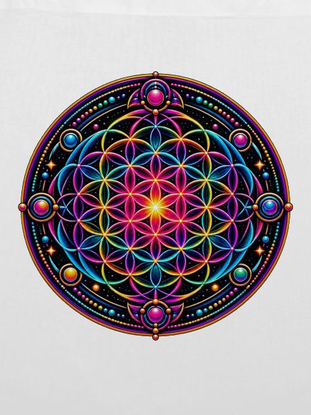 Psy Circle Neon Mandala