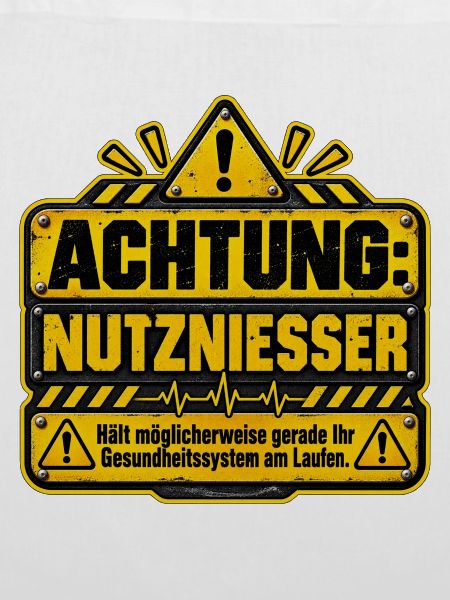 Achtung Nutznießer Warnhinweis