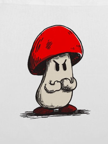 Angry mushroom