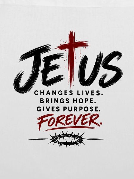 Jesus Changes Lives – Christian Faith Statement