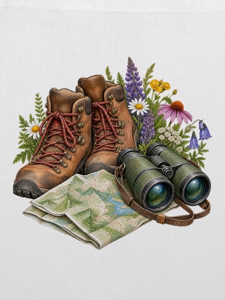 Wanderpfad Boots und Flora