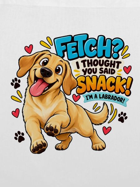 Labrador Snack Spruch