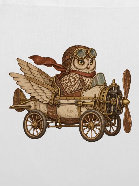 Steampunk Eulenflugmaschine