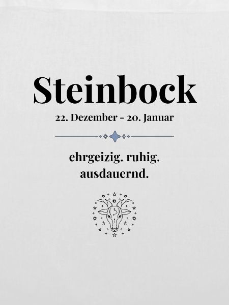 Steinbock Sternzeichen – ehrgeizig & ruhig