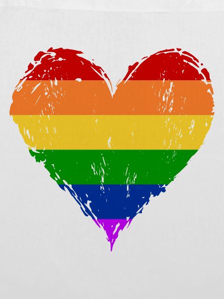 Regenbogen Herz used
