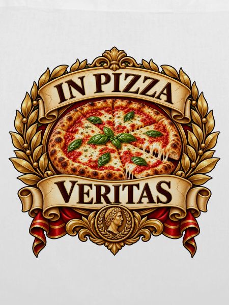 Im Pizza Veritas Emblem