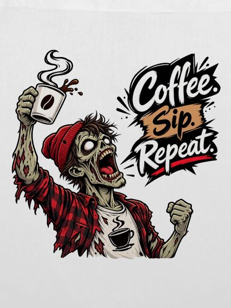 Kaffeeliebhaber Zombie Kaffee Spruch Design