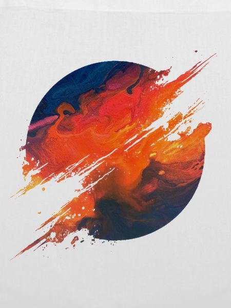 Aurora Ember Abstract Splash