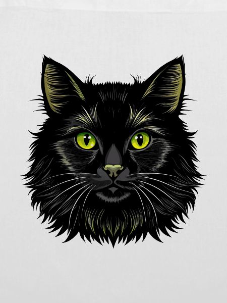 Flauschiges Katzengesicht