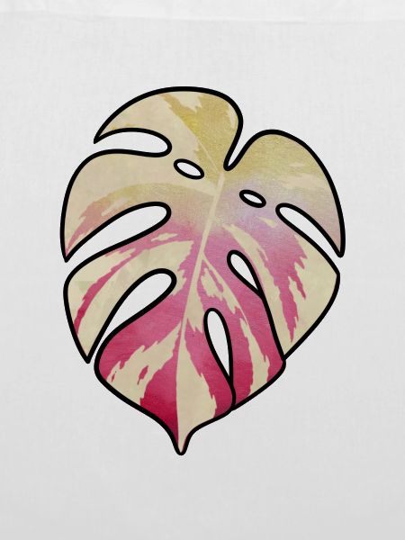 Pastel Monstera Blatttraum