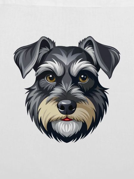 Schnauzer-Hundekopf-Miniaturen