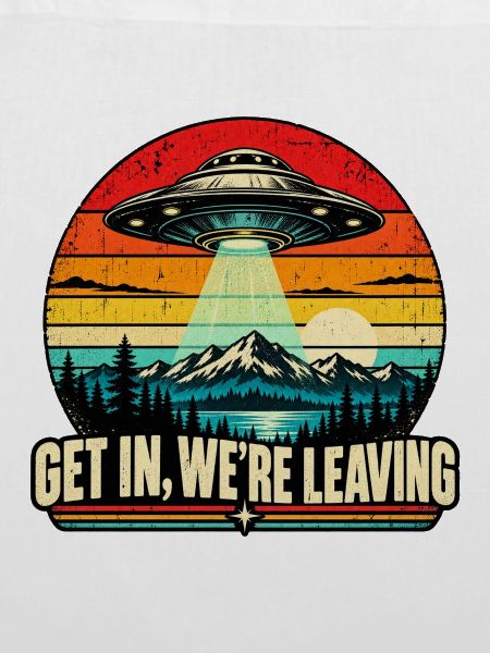 UFO Sunset Retro Tee
