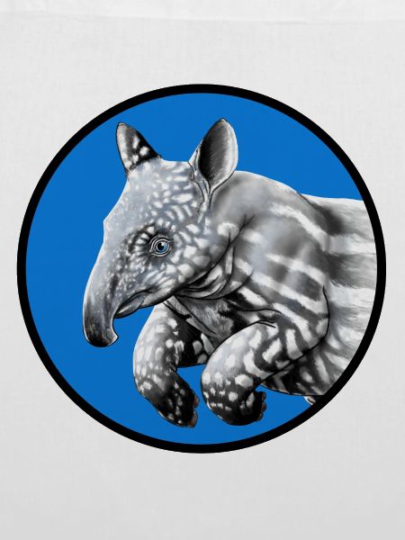 kleines Tapir in rundem kreis