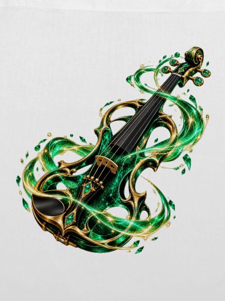 Smaragdgrüne Arkane Violine