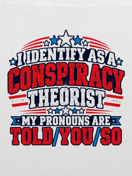 Verschwörungspronomen Satire Tee