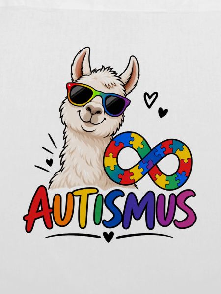 Lama Regenbogenpuzzle Autismus