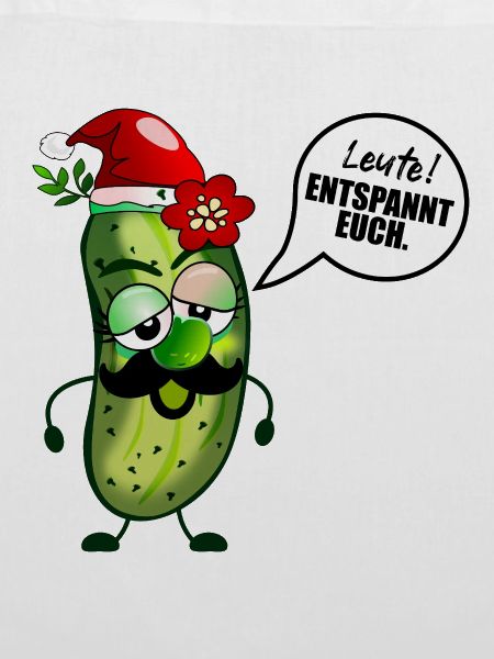 Weihnachten Stress Gurke