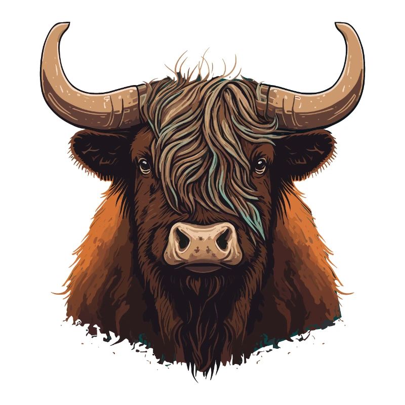Yak Head Artwork
