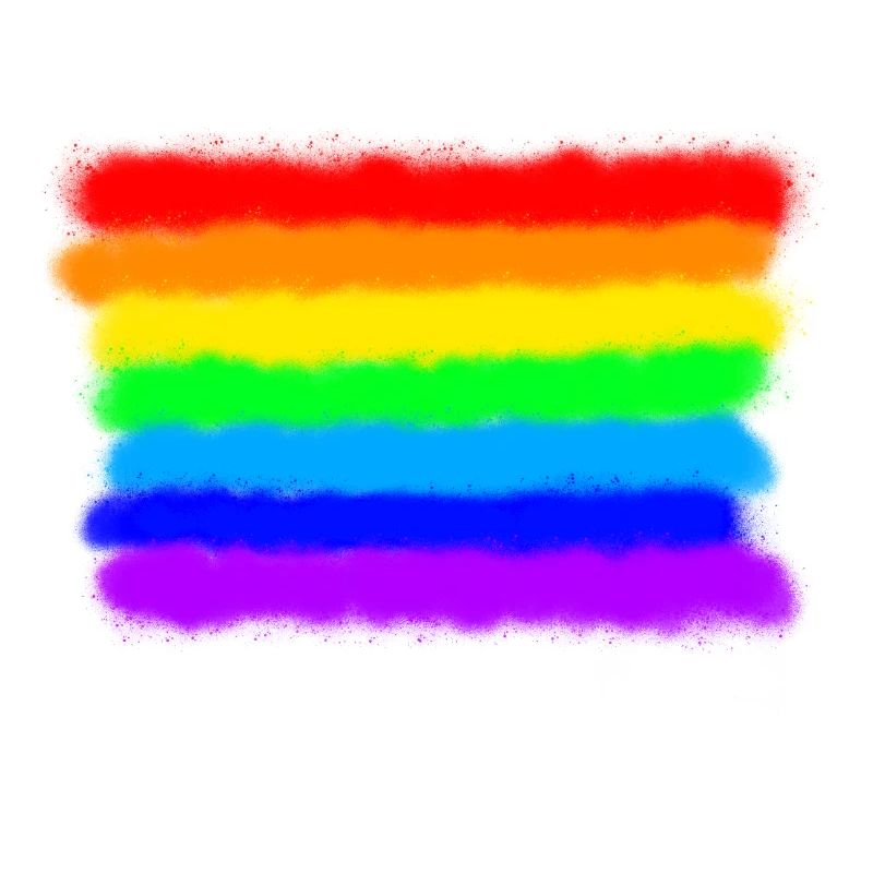 Pride Rainbow Colours / RGB Graffiti-Spraypaint