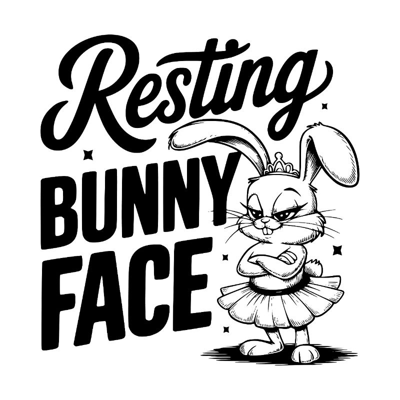 Visage de lapin au repos