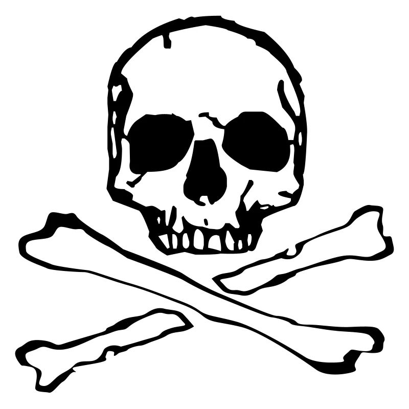 Totenkopf Skull Knochen Bones Tattoo Style
