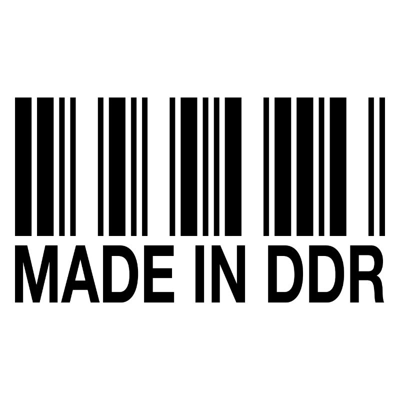 Made in DDR Deutschland Germany Strichcode Barcode