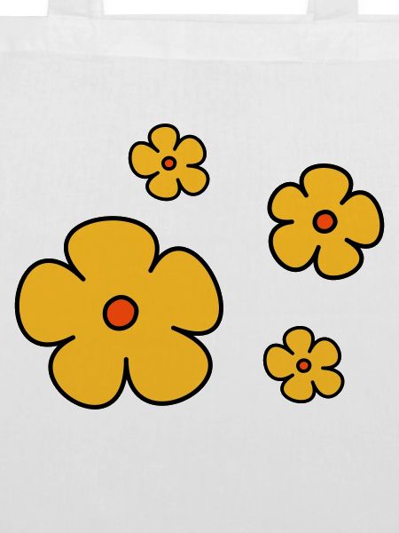 Blumen dreifarbig