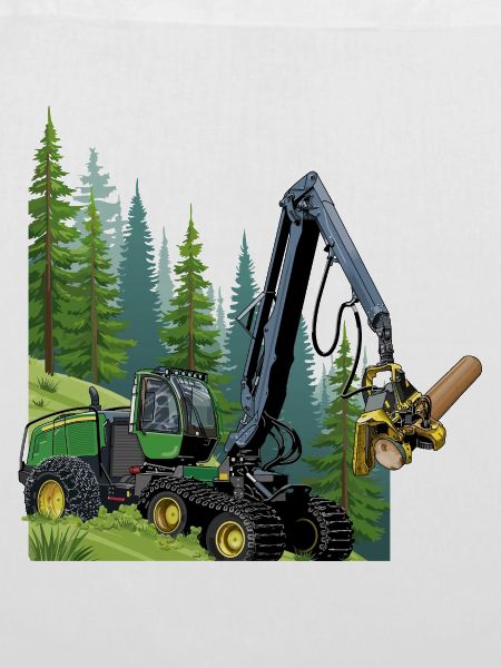 Harvester, Holzvollernter im Wald