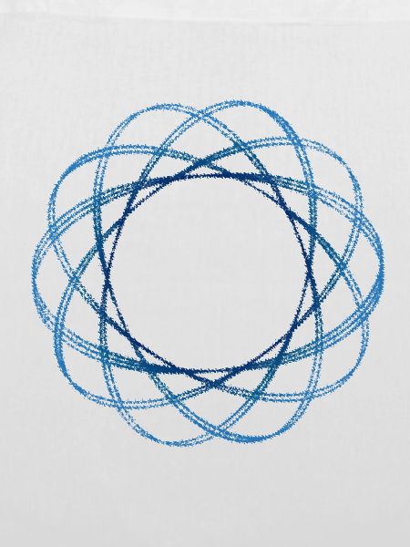 geometrical form (mod.) gekräuselt