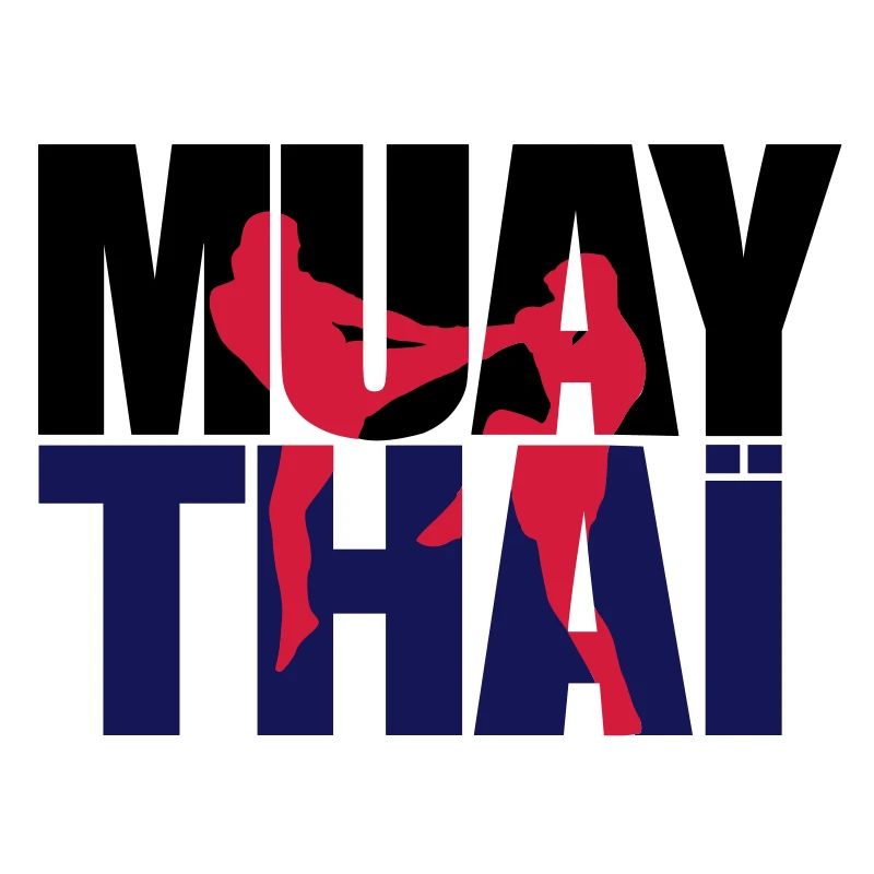 Muay thai logo full Boxe thailandaise