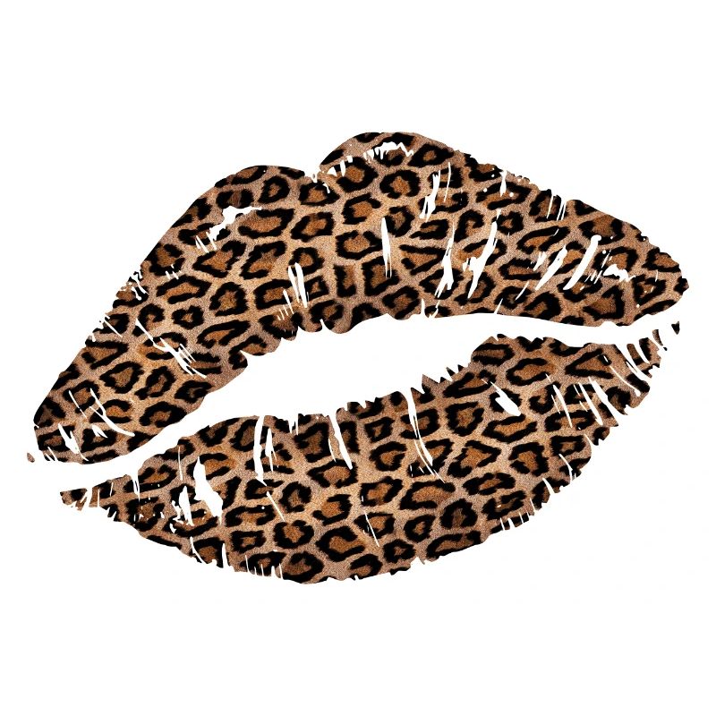 Gepard Muster Lippen