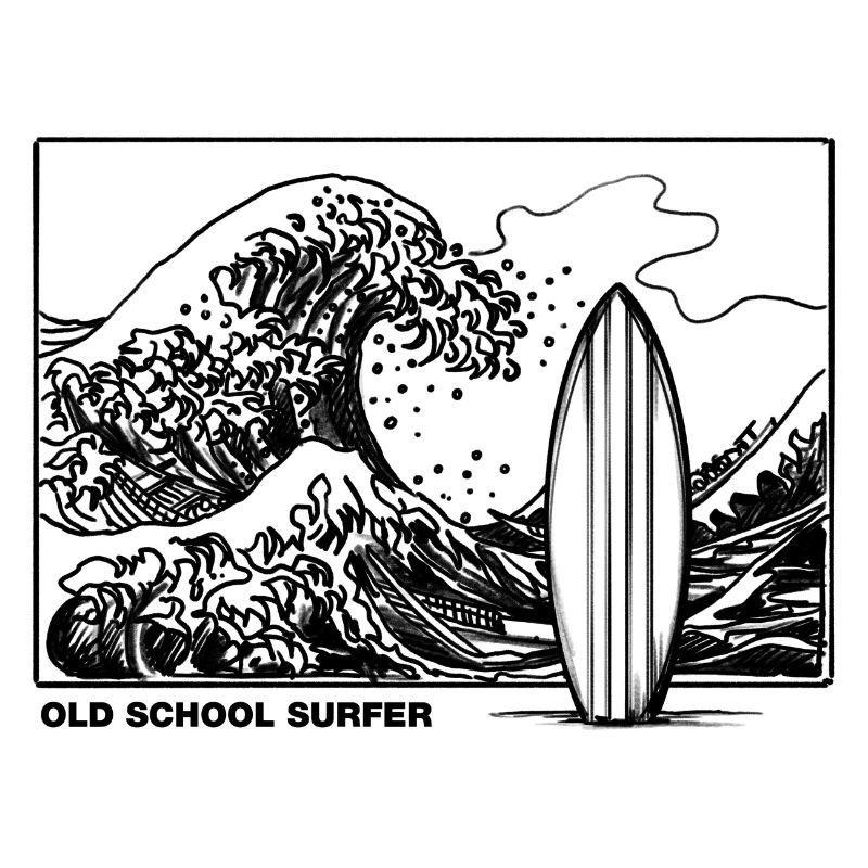 Old School Surfer