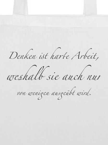 denken ist harte Arbeit