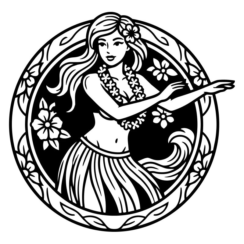 Hula-Mädchen