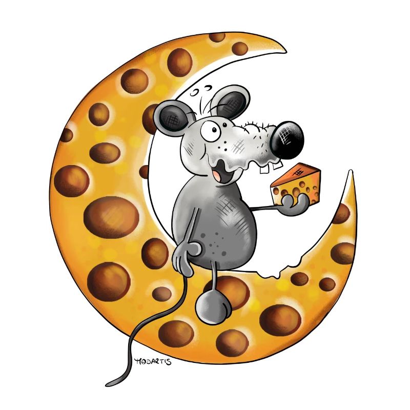 La souris Amour fromage