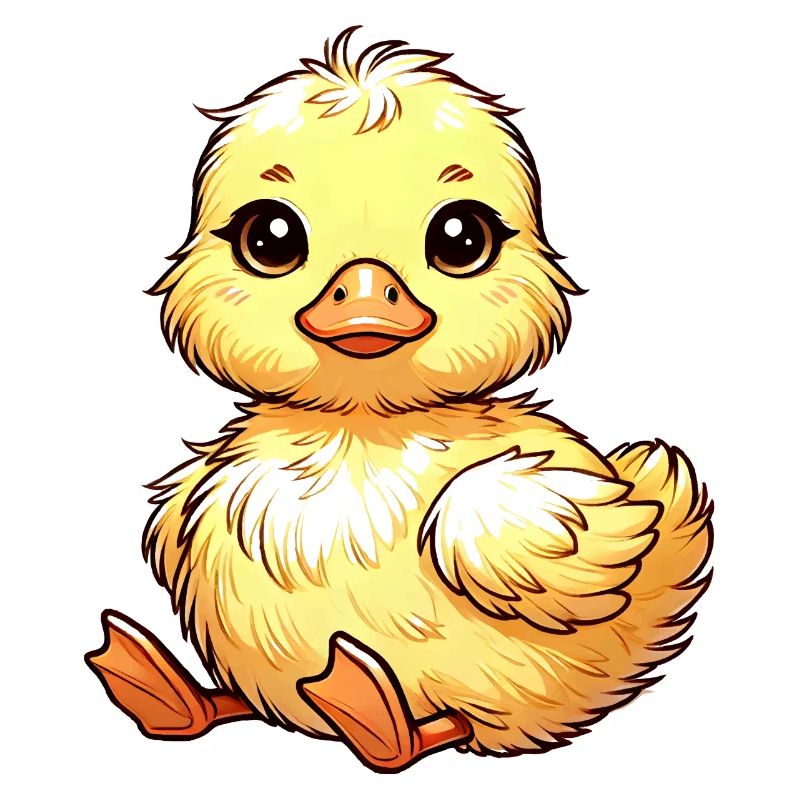enchanting yellow chick motif