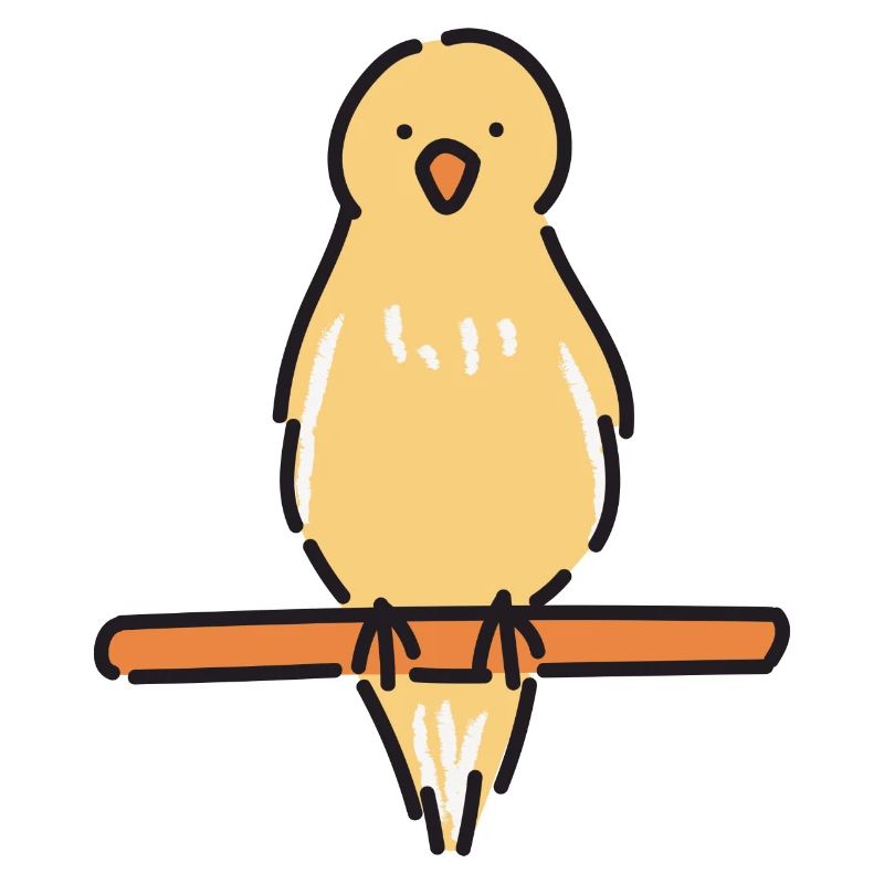 Melodischer Kanarienvogel