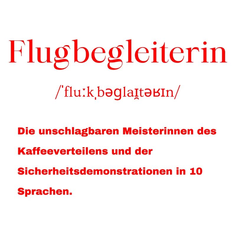 Flugbegleiterin Definition