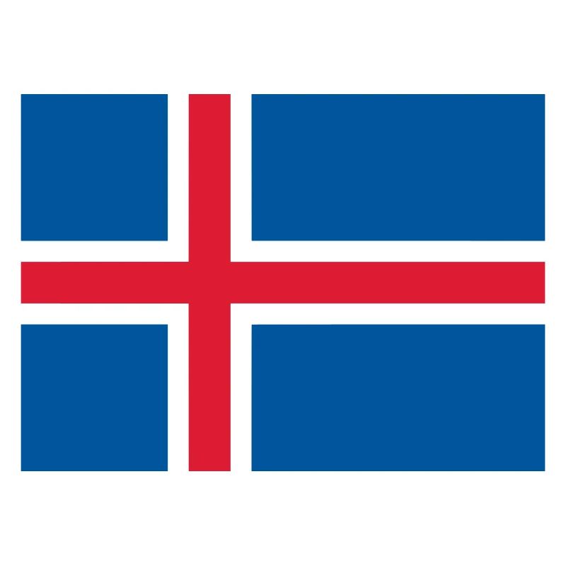 Iceland flag / Drapeau Islande