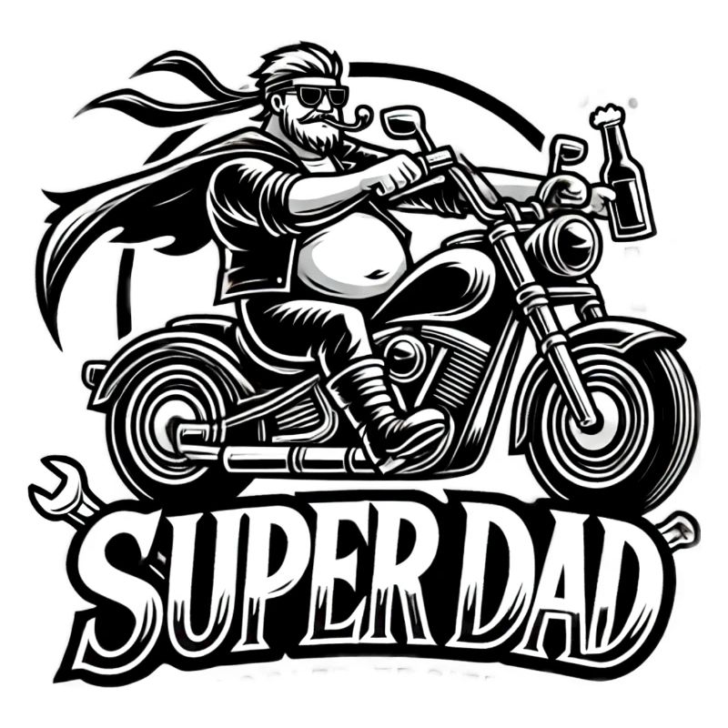 Super Dad Motorradheld