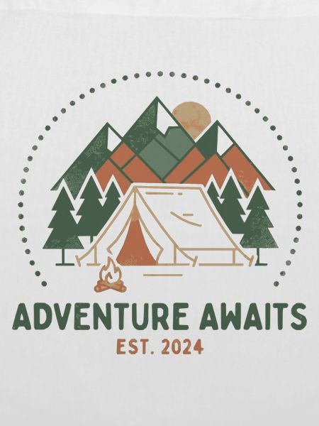 Bergcamping Abenteuer Retro