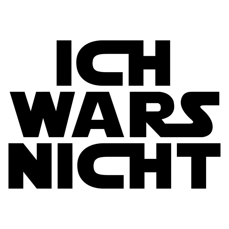 Ich war's nicht!