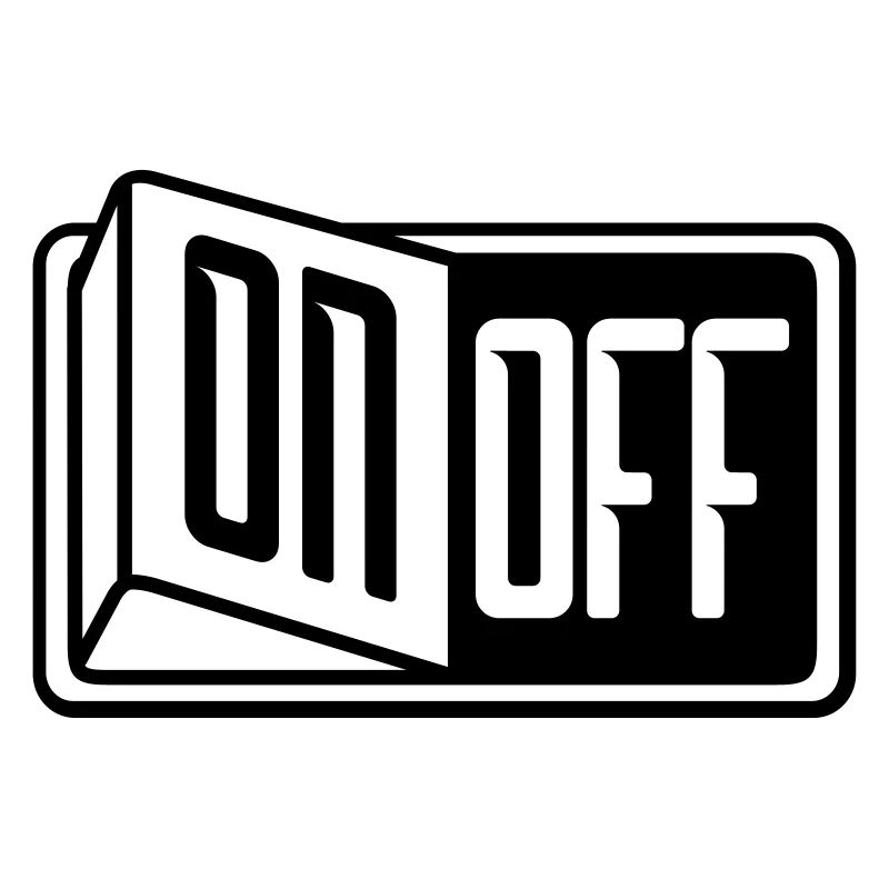 turn off off on switch button switch on